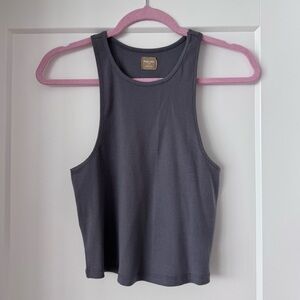 Grey Free People Tank Top